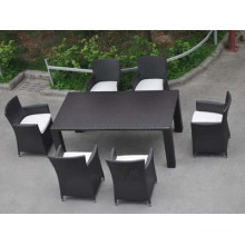 Patio Furniture Outdoor PE Rattan Dining Set Chairs and Table